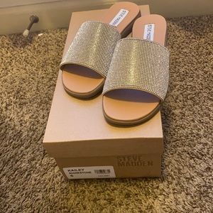 Steve Madden “Kailey” Rhinestone Slides